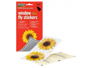 Pest Stop Sunflower Window Fly Stickers (4 pack)